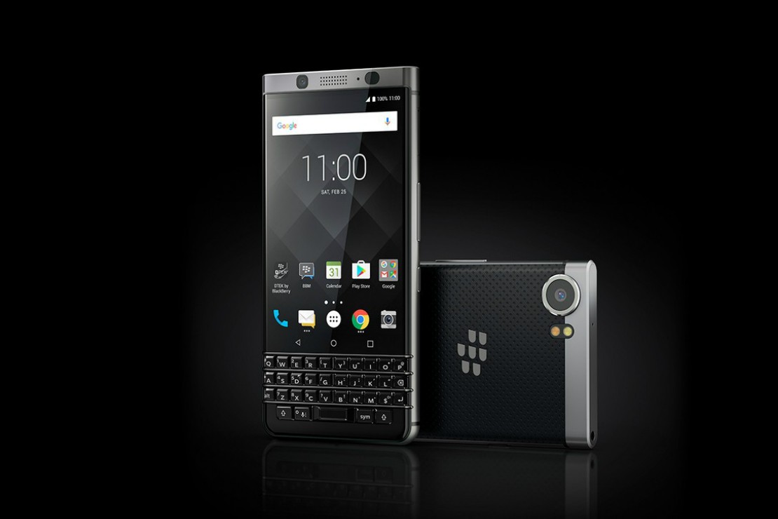 Blackberry volta com o KeyOne, um smartphone com sistema operacional Android com teclado físico. Foto: Divulgação