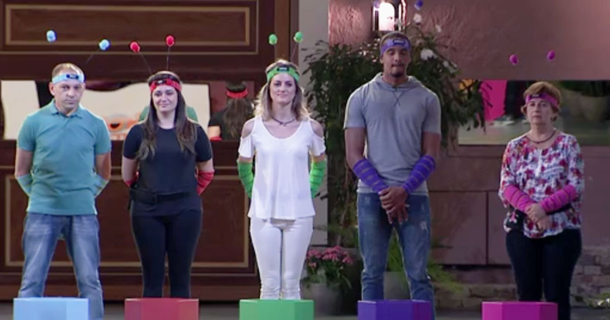 Prova do Líder 'Colmeia' contou a presença de familiares dos Brothers. Foto: Reprodução.