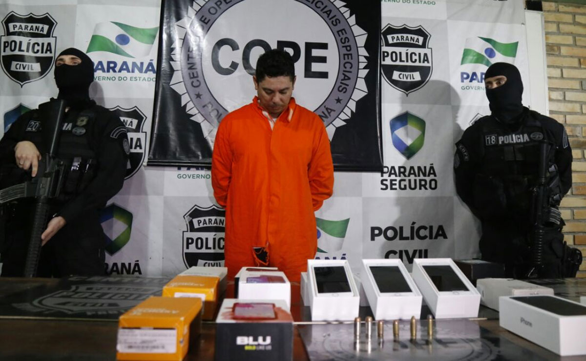 O empresário está detido no Cope e à disposição do Poder Judiciário. Foto: Pedro Serapio.