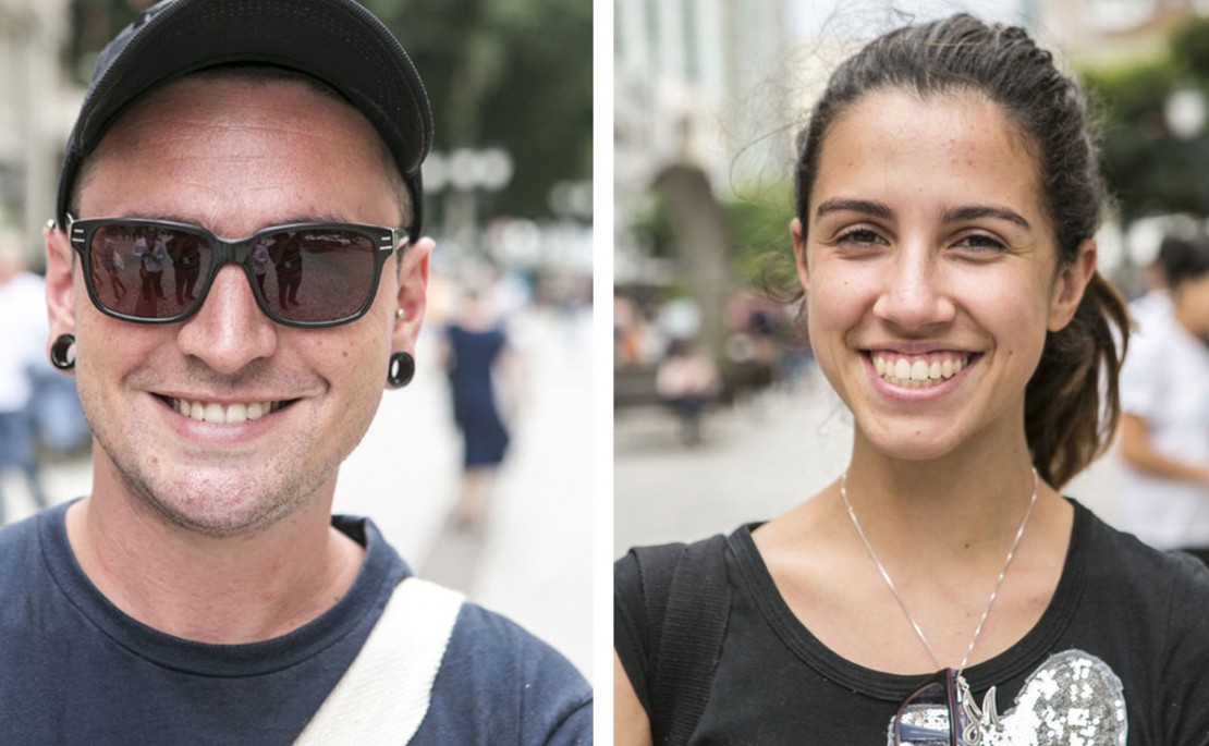 Para Adir e Mahara, menor preço e profissionalismo são as vantagens dos aplicativos. Fotos: Marcelo Andrade.