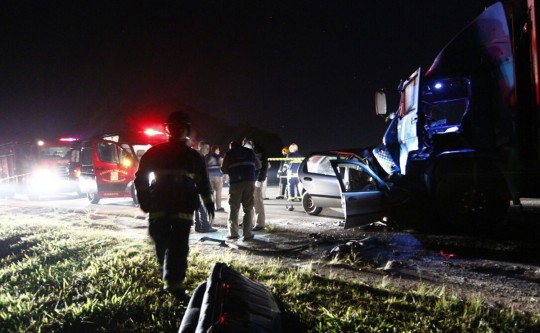 Acidente terminou em morte do motorista do Palio, um homem de 61 anos. Foto: Lineu Filho