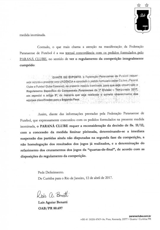 oficio-2-do-parana-clube