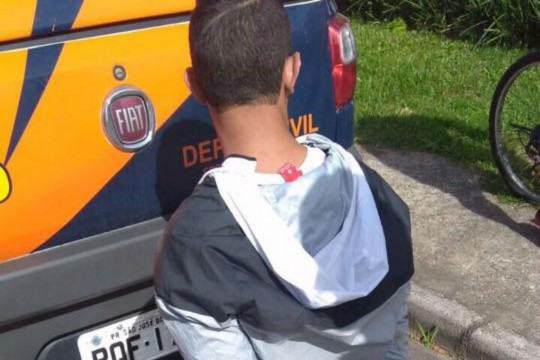 Murilo Henrique Braz de Lima, 18 anos, foi detido pelo roubo do Audi A4. Foto: GM/SJP