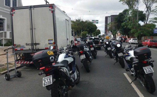 Ação aconteceu no Centro de São José dos Pinhais. Foto: Divulgação/ Guarda Municipal