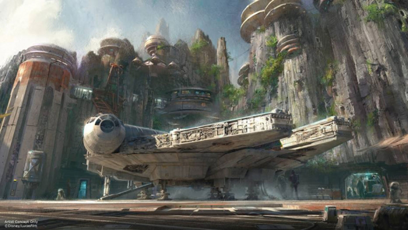 Disney mostra imagens de áreas temáticas de Star Wars