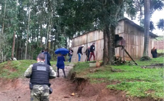 Segundo a polícia, as condições dos bichos eram péssimas. Foto: Divulgação/PM.