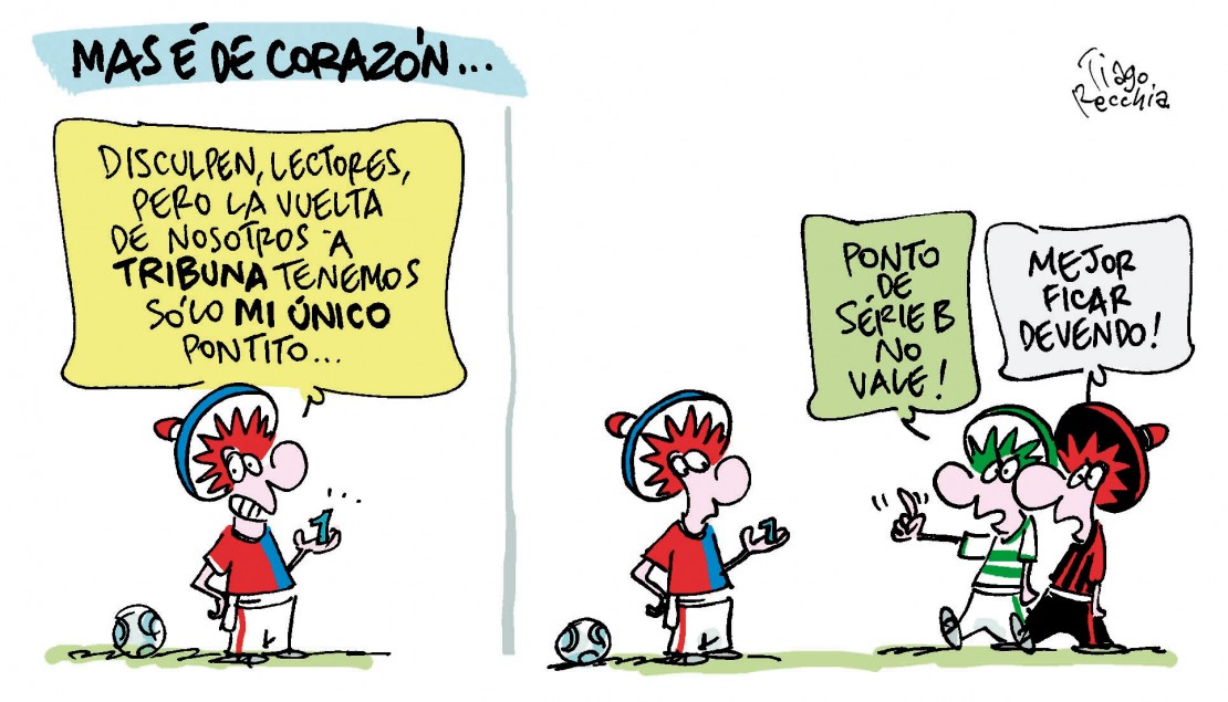 Los 3 Inimigos estão de volta. Confira a charge de hoje na Tribuna!