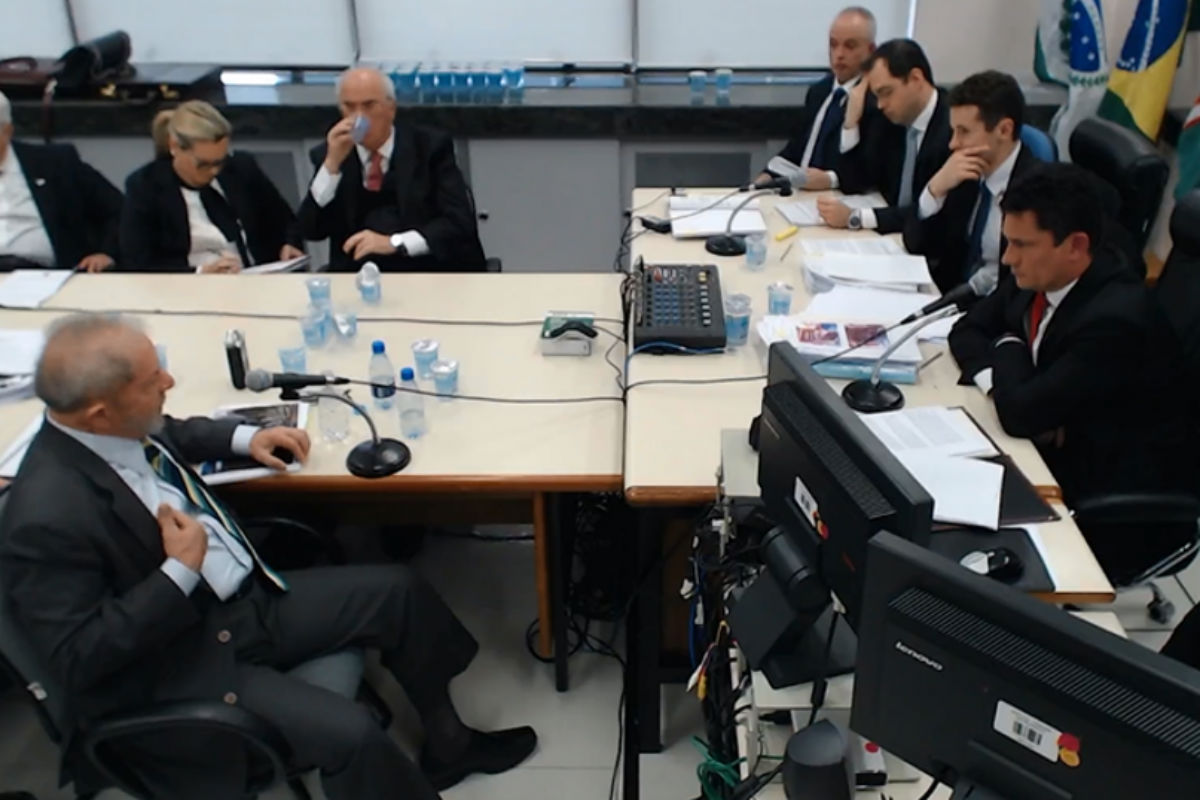 Lula aproveitou evento para tecer fortes críticas a Moro, a quem chamou de canalha. Foto: Reprodução