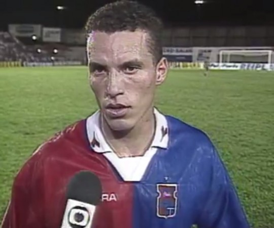 Tico, autor do gol da classificação do Tricolor na Copa do Brasil em 1998. Foto: Reprodução/Globo Minas