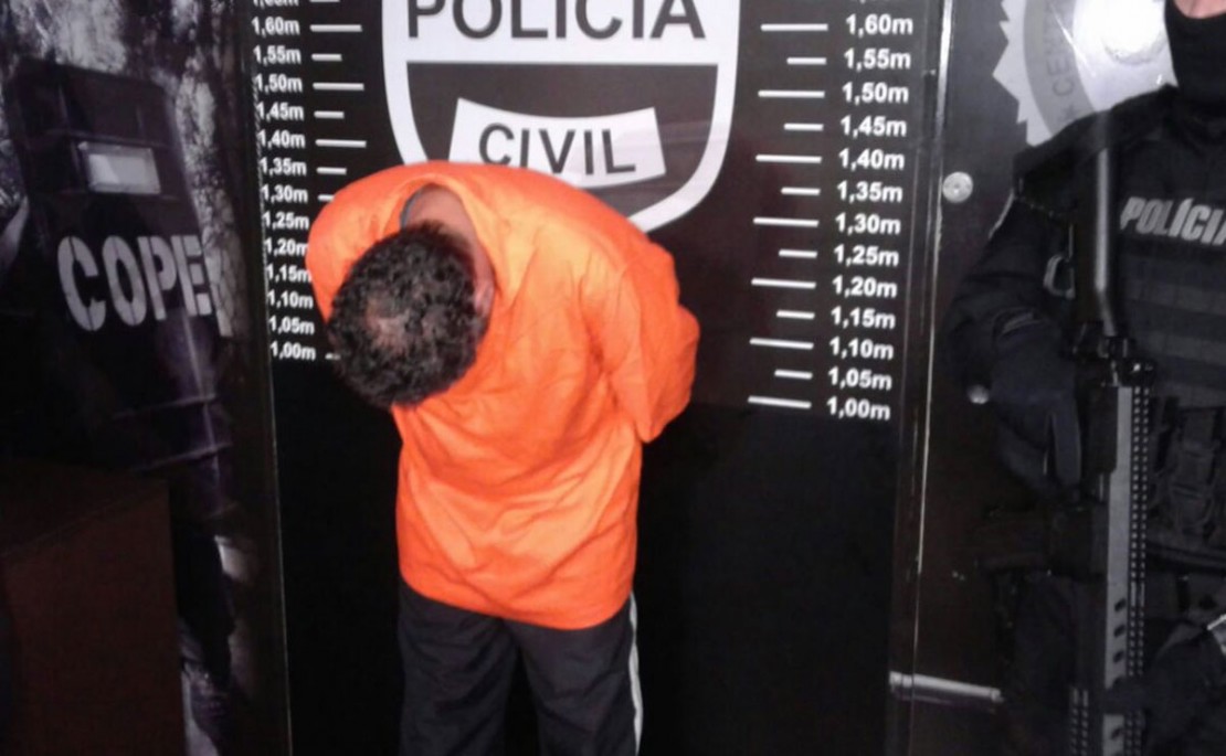 Empresário é preso pelo Cope com caminhonete roubada. Foto: Gerson Klaina.