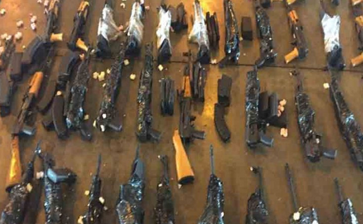 60 fuzis são apreendidos no Aeroporto Internacional do Galeão