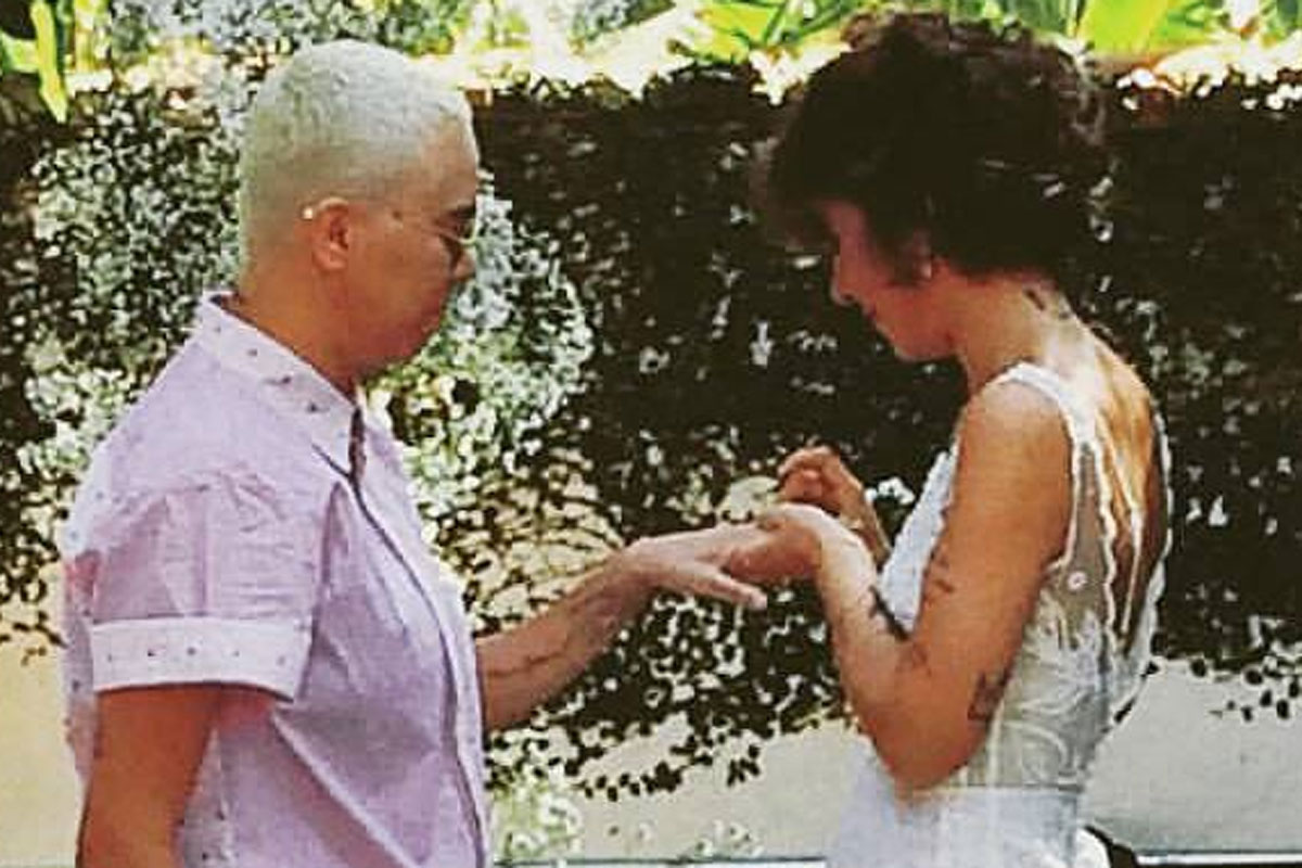 Maria Gadu casa de novo com a produtora Lua Leça