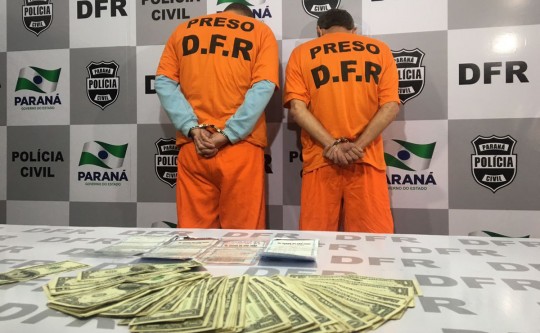 Dupla provavelmente atuava com mais um comparsa, que está sendo procurado pela polícia agora. Foto: Divulgação/Polícia Civil