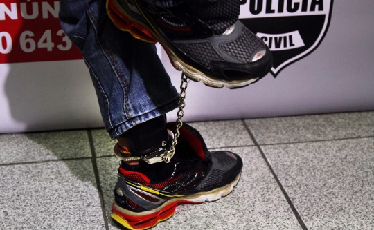 Gelson foi localizado por meio do monitoramento da tornozeleira eletrônica que usava. Foto: Gerson Klaina