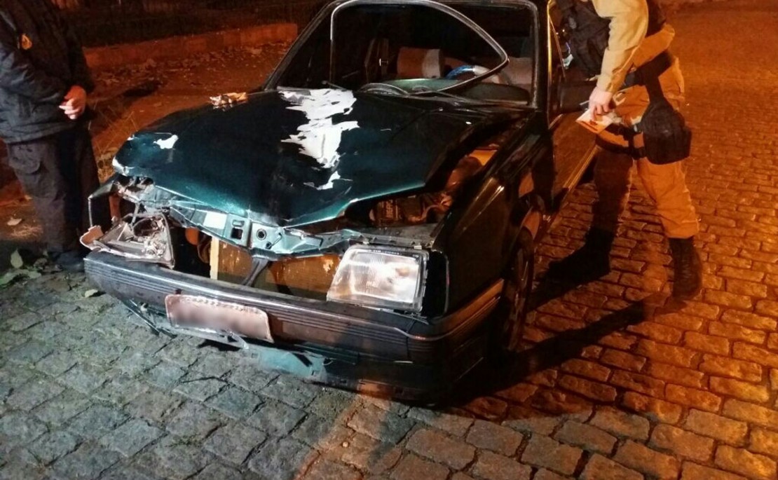 Adolescente estava com o carro do avô. Foto: Divulgação/PRF.