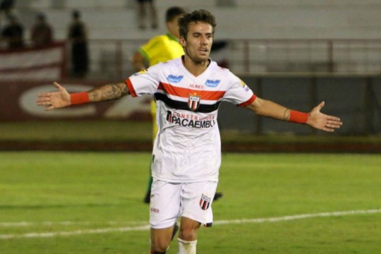 Wesley marcou seis gols na Série C pelo Botafogo-SP. Foto: Rogério Moroti/Agência Botafogo