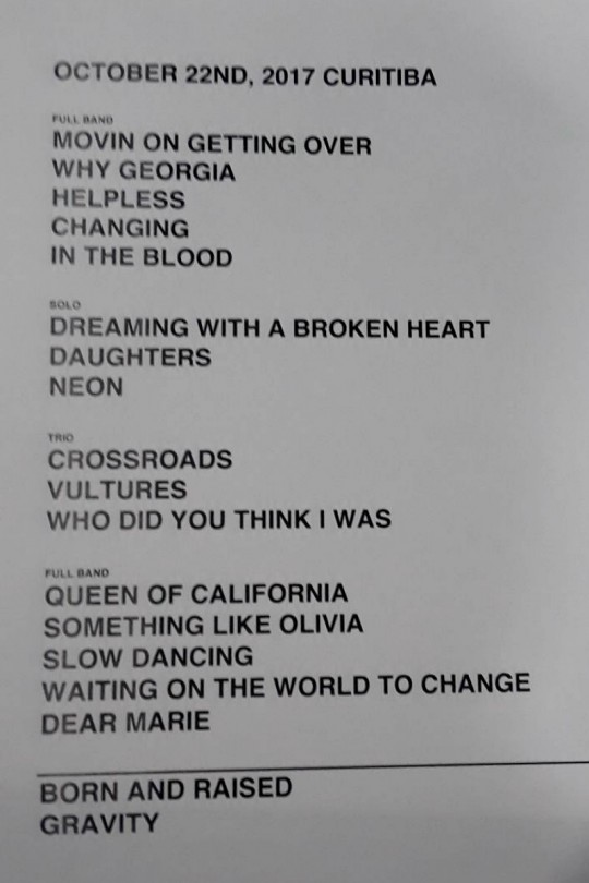 Segunda música do BIS foi trocada a pedido dos fãs. Foto: Divulgação.