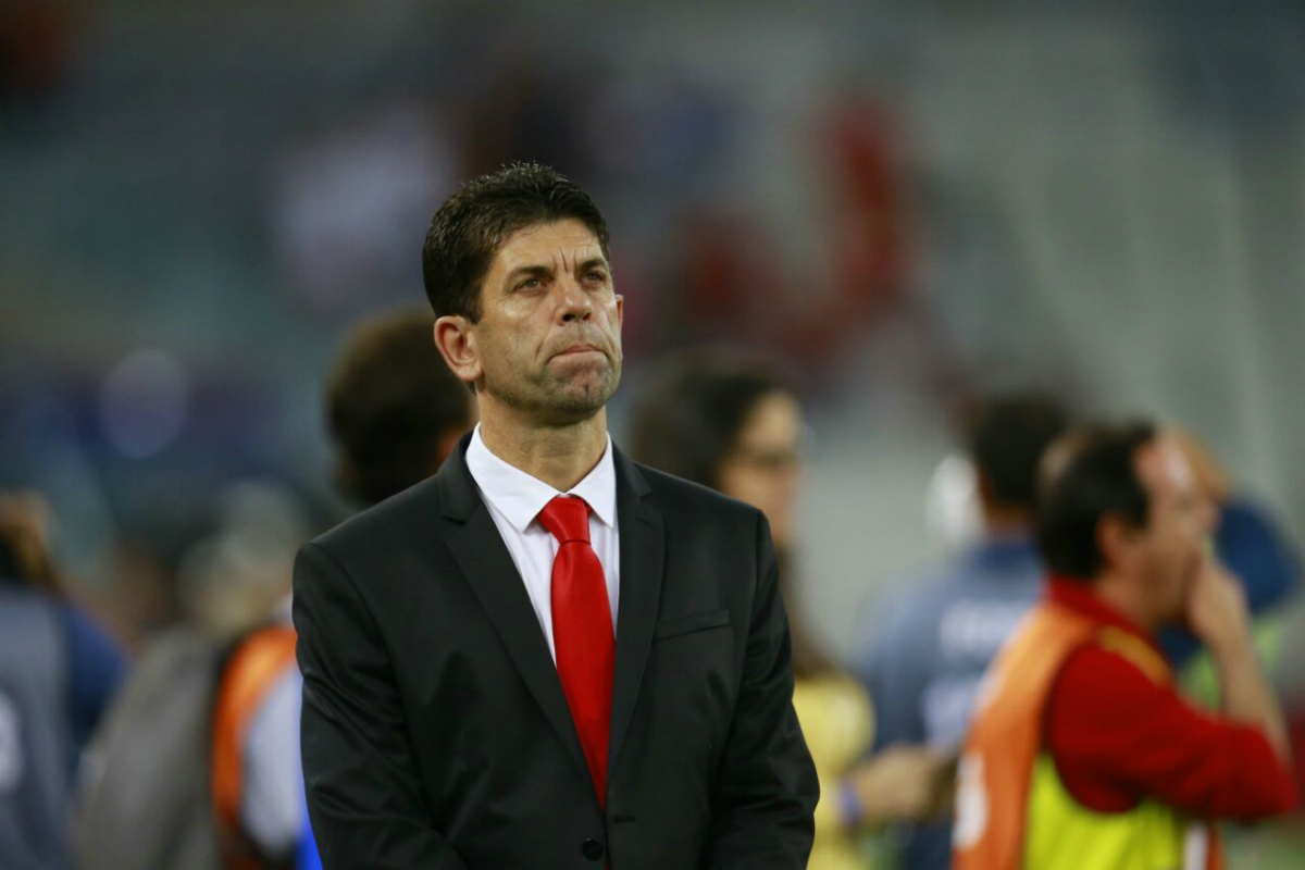 Torcida do Atlético perdeu a paciência com Fabiano Soares, que não gostou de ter sido questionado por conta de Felipe Gedoz de novo. Foto: Jonathan Campos