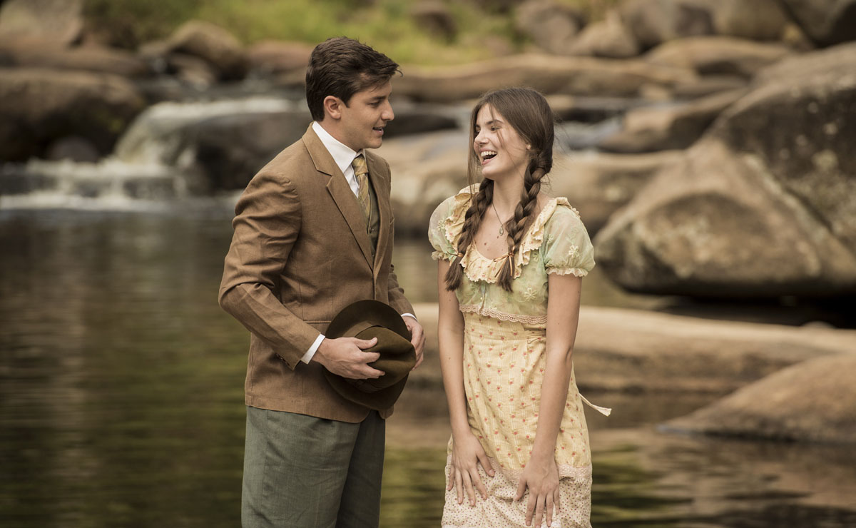 Camila e Klebber se conheceram e se apaixonaram durante as gravações da novela Êta Mundo Bom. Foto: Divulgação/TV Globo