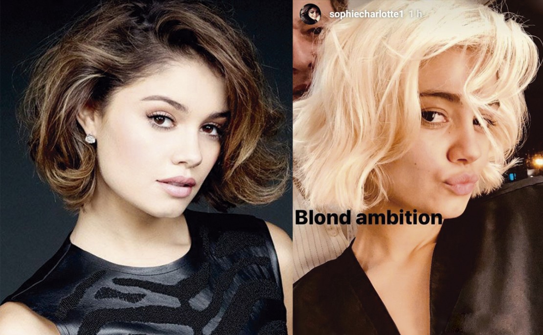 Atriz Sophie Charlotte radicalizou e surgiu loiríssima. Foto: Divulgação / Instagram