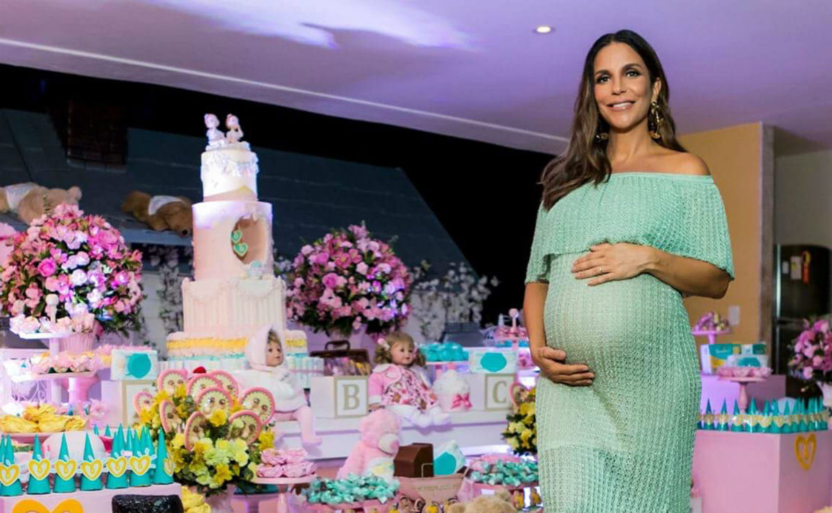 Chá de fraldas aconteceu em Salvador (BA). Foto: Instagram