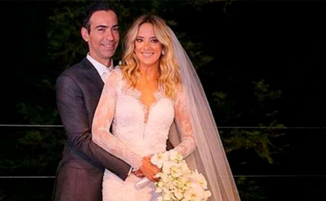 Casal trocou alianças no último sábado. Foto: Divulgação