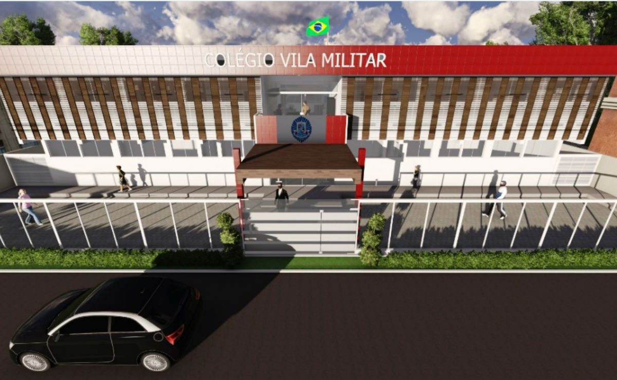 Colégio da Vila Militar de Curitiba. Imagem: Divulgação