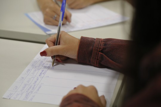 Tradicional disputa de palavras. Felipe Rosa / Tribuna do Parana - AGP