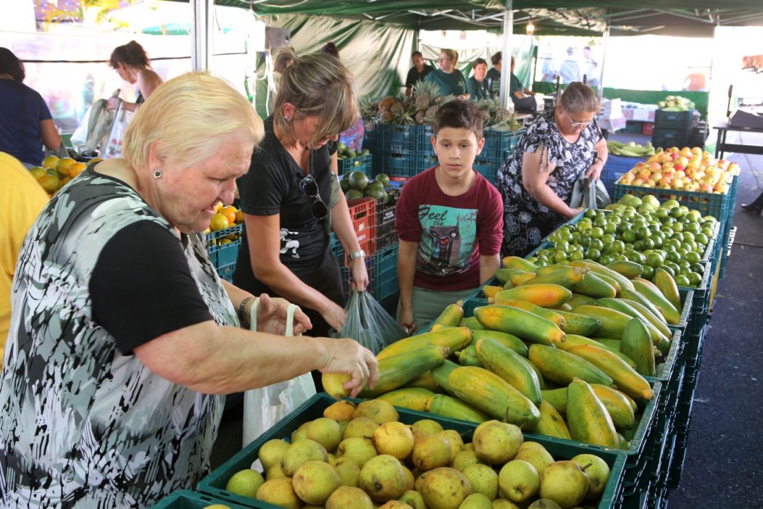 Pontos do Nossa Feira fechados por causa da chuva são reabertos. Foto: Cesar Brustolin/SMCS