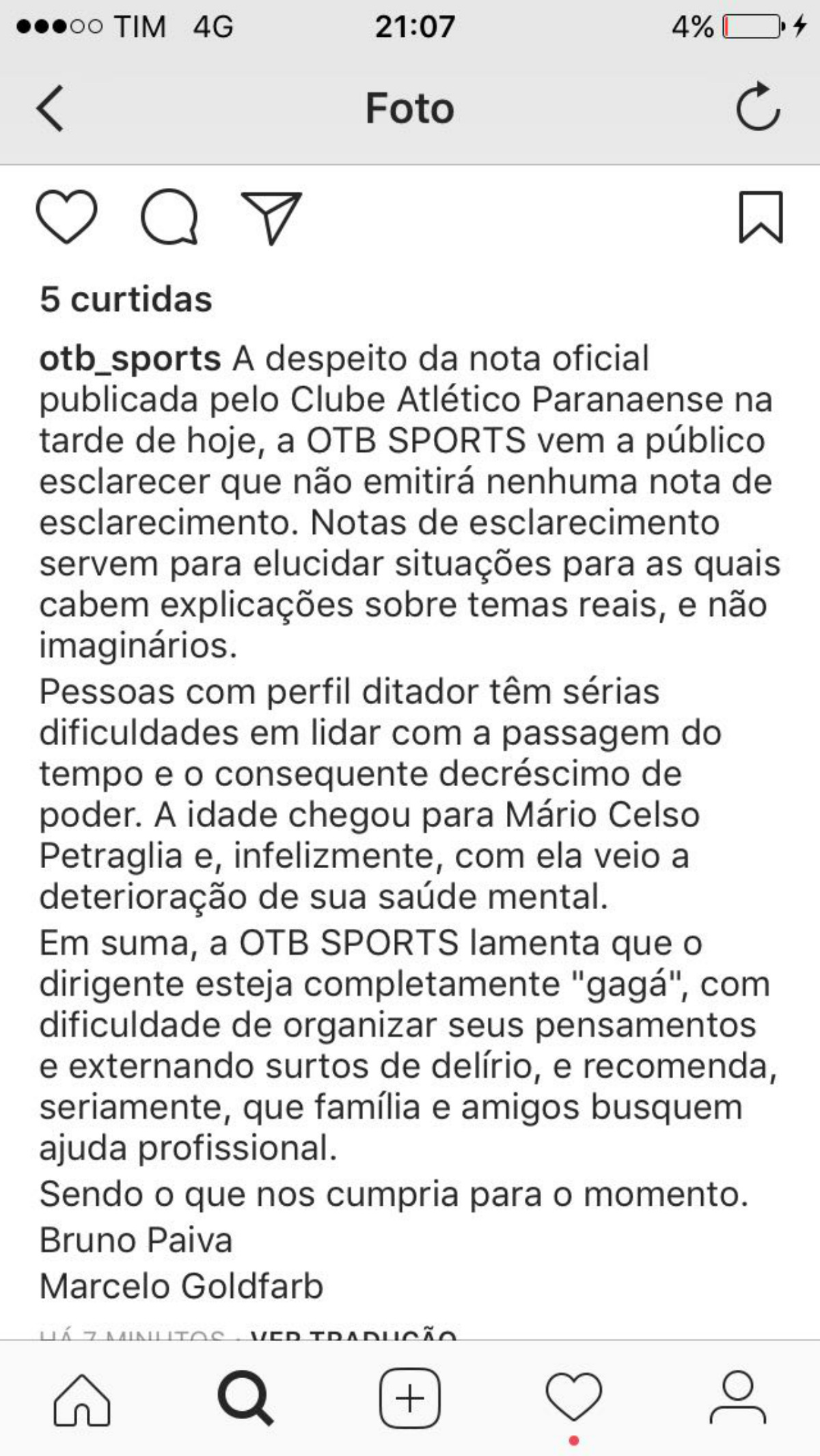 Foto: Reprodução/Instagram