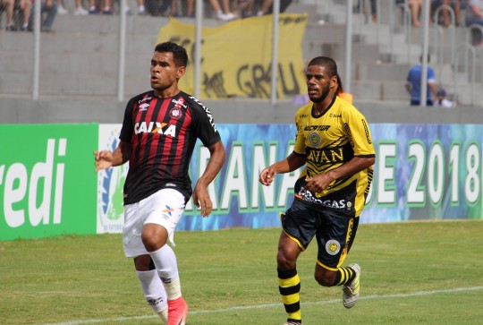Ederson foi o autor do gol da vitória do Atlético em Cascavel. Foto; Divulgação/FC Cascavel