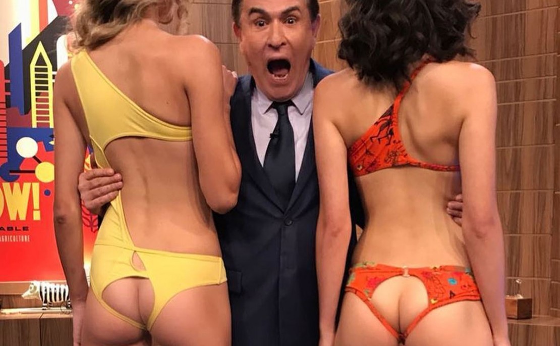 Amauri Jr. apresenta bikini ousado em seu programa. Foto: Reprodução/Instagram.