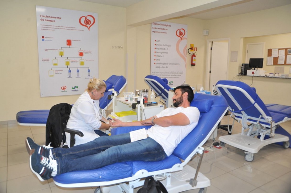 Para manter o nível dos estoques regulares, o Hemepar convoca doadores durante o Carnaval. Foto: Divulgação/SESA.