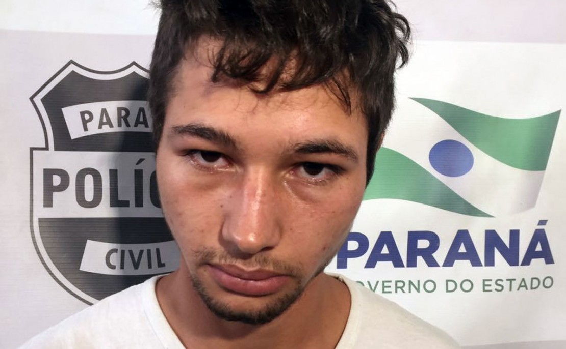Alex Góes, de 19 anos, foi preso suspeito do crime de latrocínio que vitimou Carlos Ramon Dias Del Antônio. Foto: Colaboração.