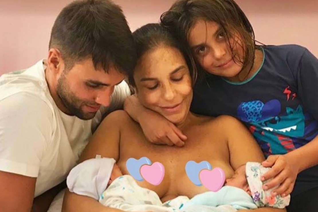 Cantora baiana foi mãe de gêmeas durante o Carnaval deste ano. Foto: Reprodução/Instagram.