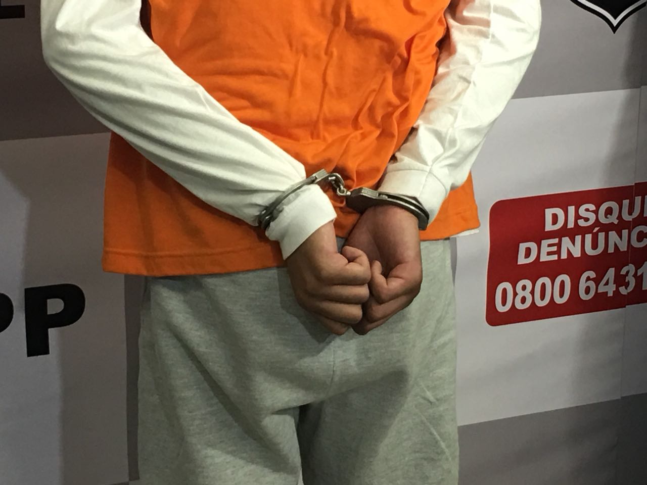 Matheus apresentado na DHPP, em Curitiba. Foto: Divulgação Polícia Civil