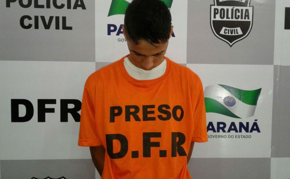 Suspeito foi preso menos de 24 horas depois do crime. Foto: Gerson Klaina