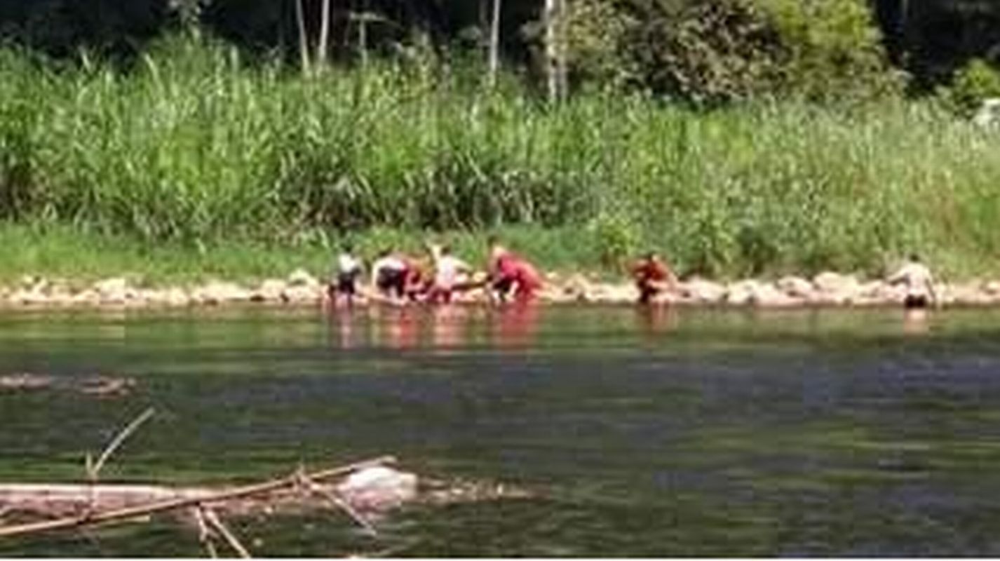 Rapaz entrou no rio sem saber nadar e acabou afogado. Foto: Colaboração