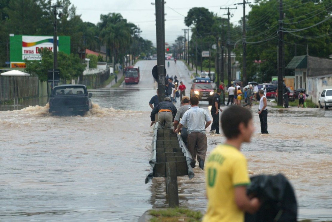 Alagamento aumenta chances de transmissão da leptospirose. Foto: Anderson Tozato
