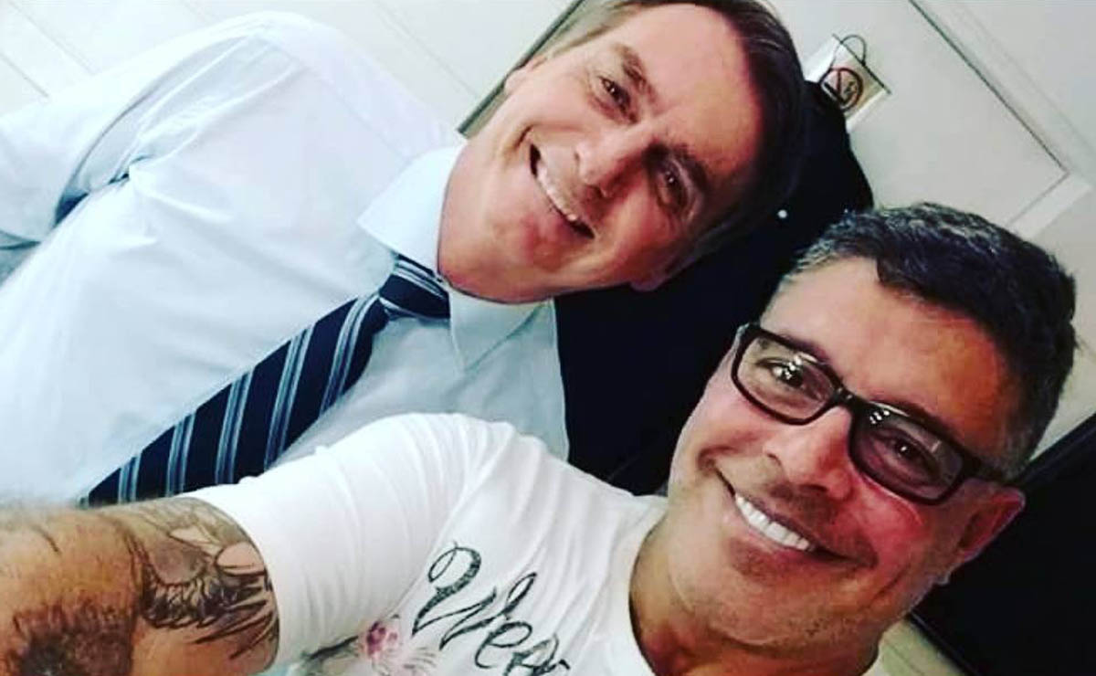 Apesar de serem amigos, Frota e Bolsonaro estão em partidos diferentes. Foto: Reprodução/Instagram