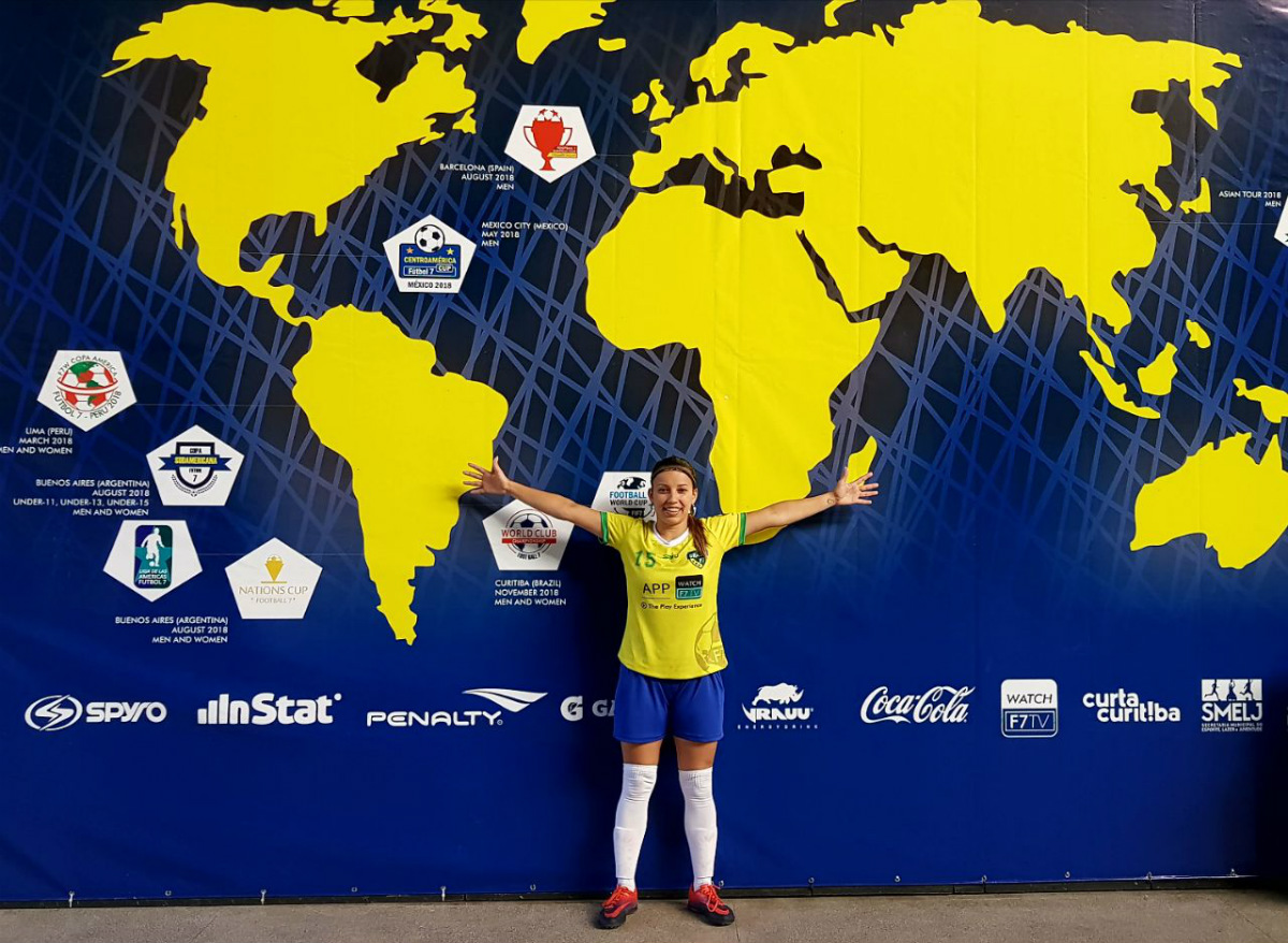 Craque Da Selecao Feminina De Fut7 E Cria Paranaense E Coleciona Titulos Futebol Tribuna Pr Parana Online