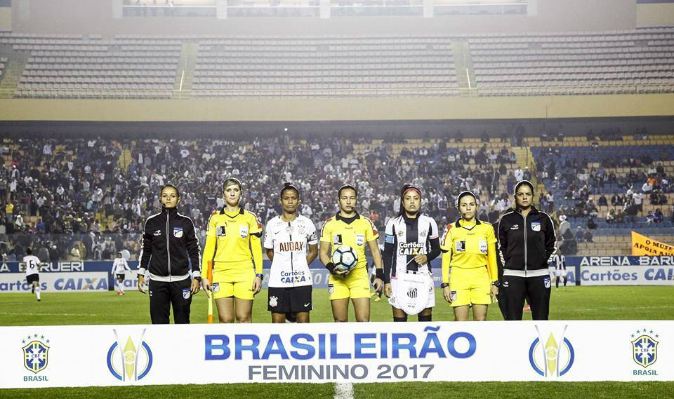 Edina apitou jogos do Brasileirão feminino. Foto: Arquivo Pessoal