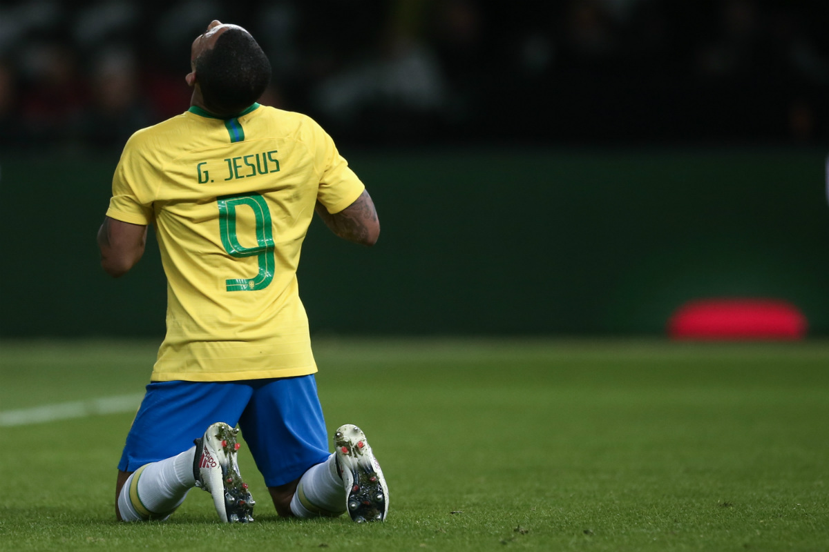 Gabriel Jesus marcou o gol do Brasil. Foto: Pedro Martins / MoWa Press