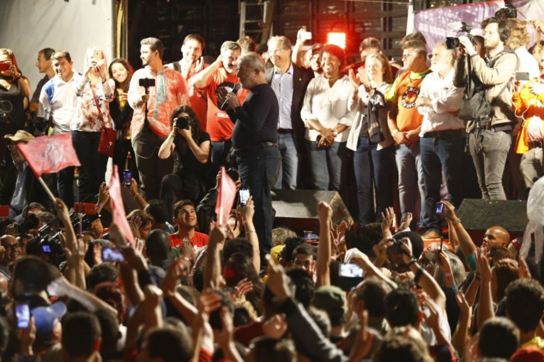 Curitiba foi recheado de críticas a adversários e teorias da conspiração. Foto: Jonathan Campos