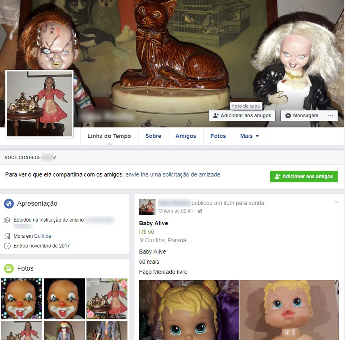 Advogada vendia brinquedos em rede social. Foto: Reprodução