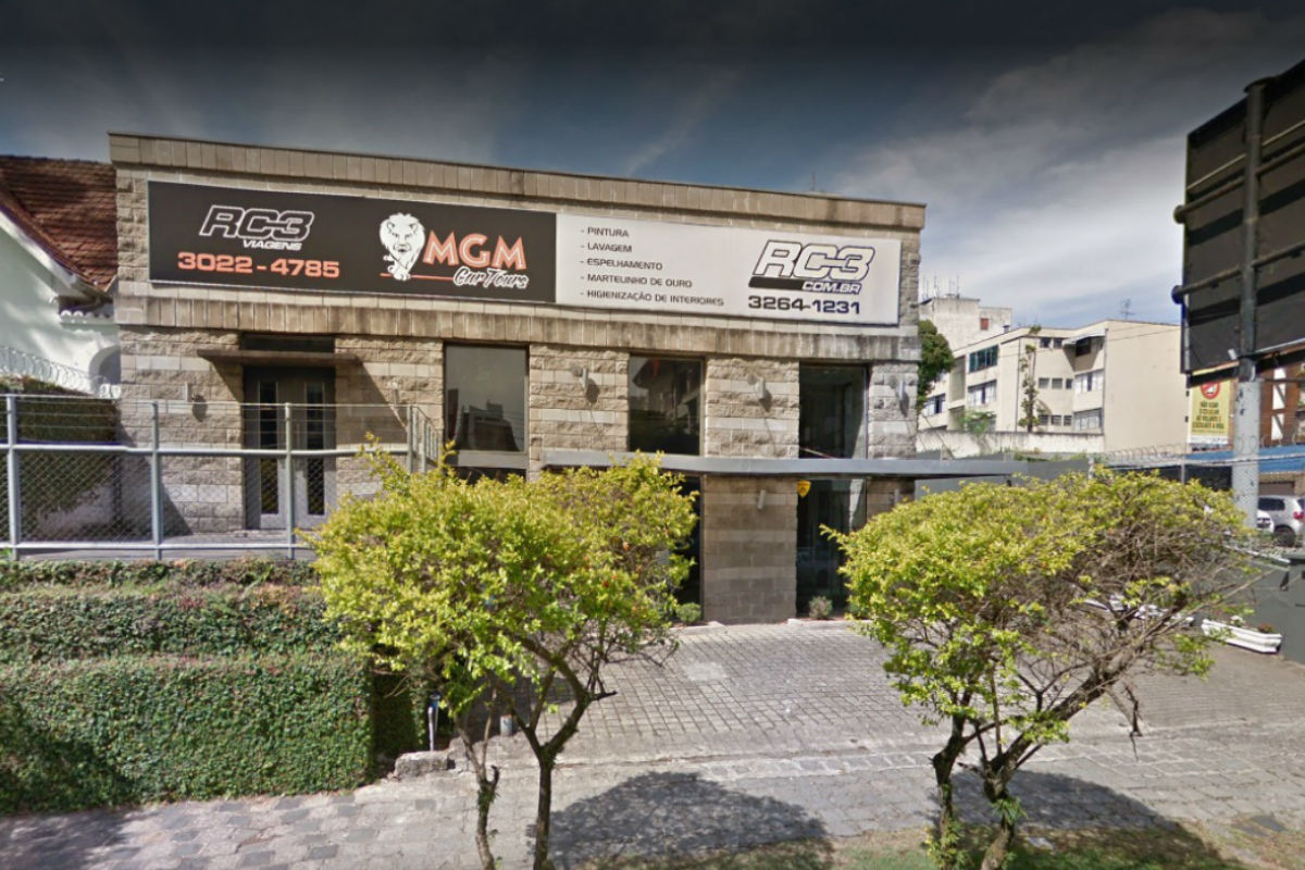 Fachada da empresa RC3, que ficava na Rua Doutor Faivre, em Curitiba. Imagem: Reprodução/Google Maps