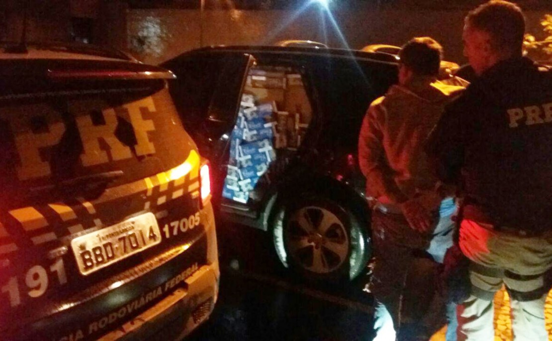 Em altíssima velocidade, o homem fez várias manobras perigosas na rodovia. Foto: Divulgação/PRF.