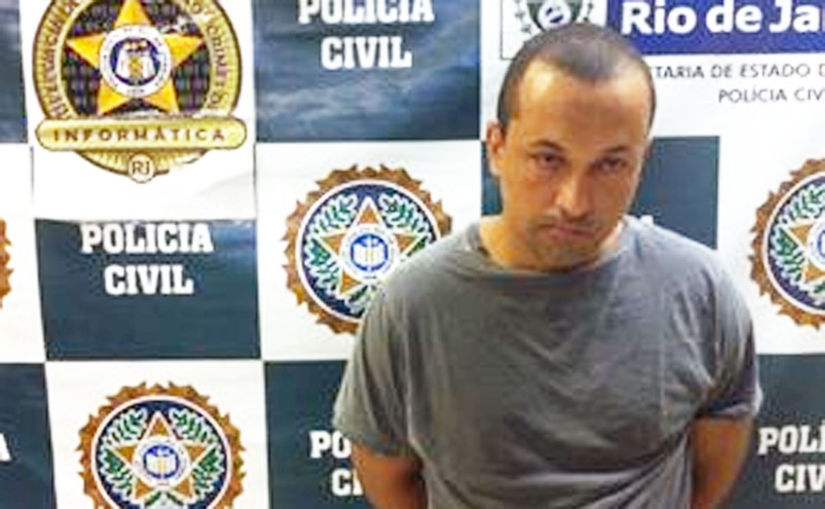 Ricardo Damasceno Figueiredo, 40, foi autuado em flagrante por policiais do Nucria. Foto: Polícia Civil/RJ.