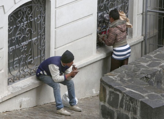 Drogas são usadas livremente no local. Foto: Aniele Nascimento/Gazeta do Povo