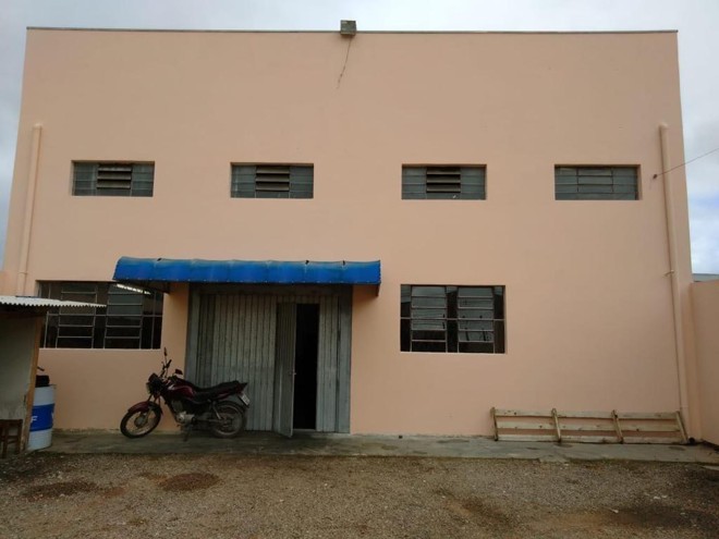 Prédio onde funcionava a fábrica, em São José dos Pinhais. Foto: Divulgação/Polícia Civil